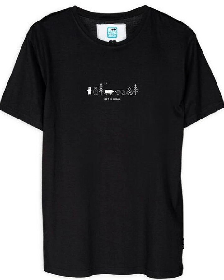 GARY MASH T-Shirt Let's go outdoor aus Bio-Baumwolle
