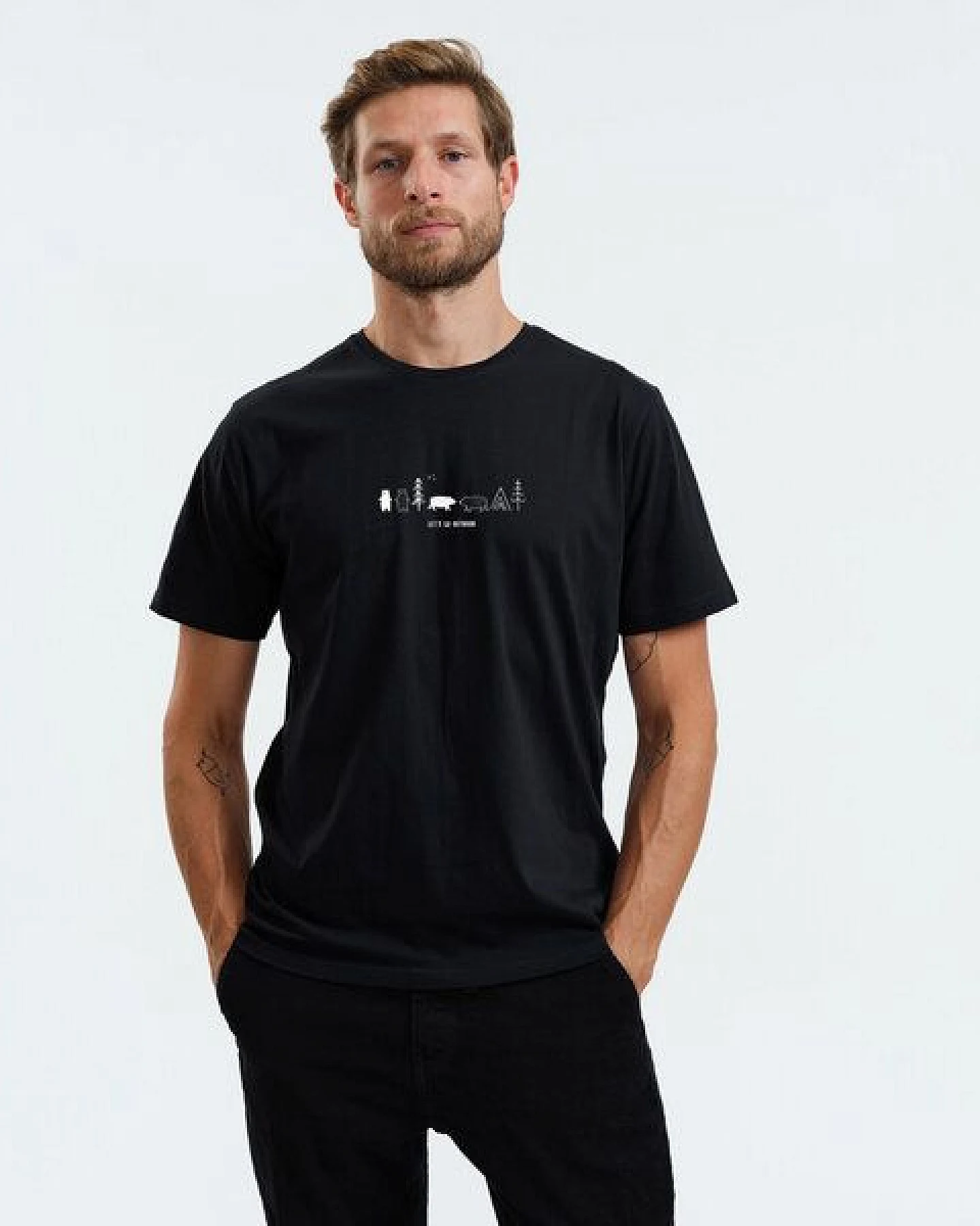 GARY MASH T-Shirt Let's go outdoor aus Bio-Baumwolle – Ansicht 3