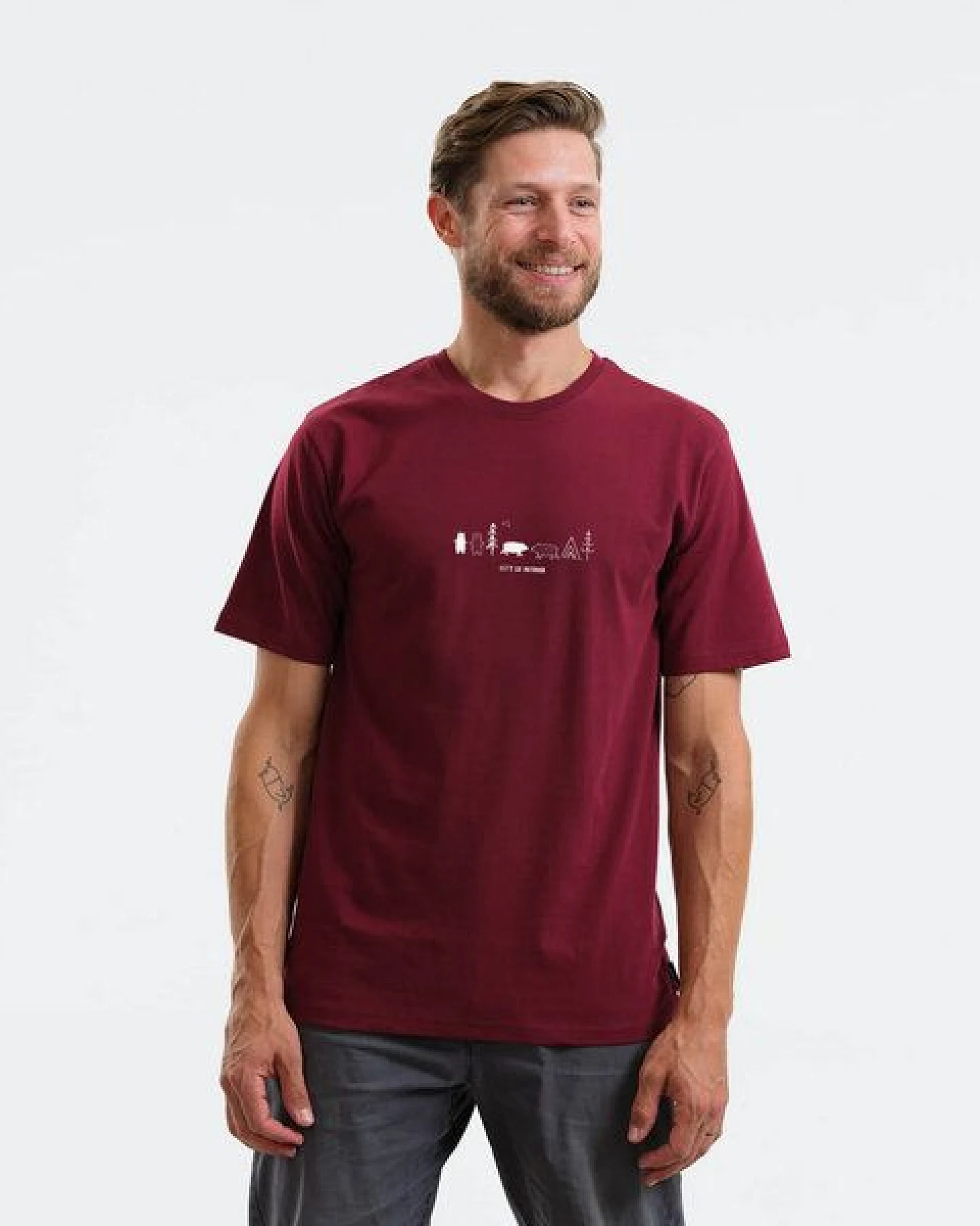 GARY MASH T-Shirt Let's go outdoor aus Bio-Baumwolle – Ansicht 3