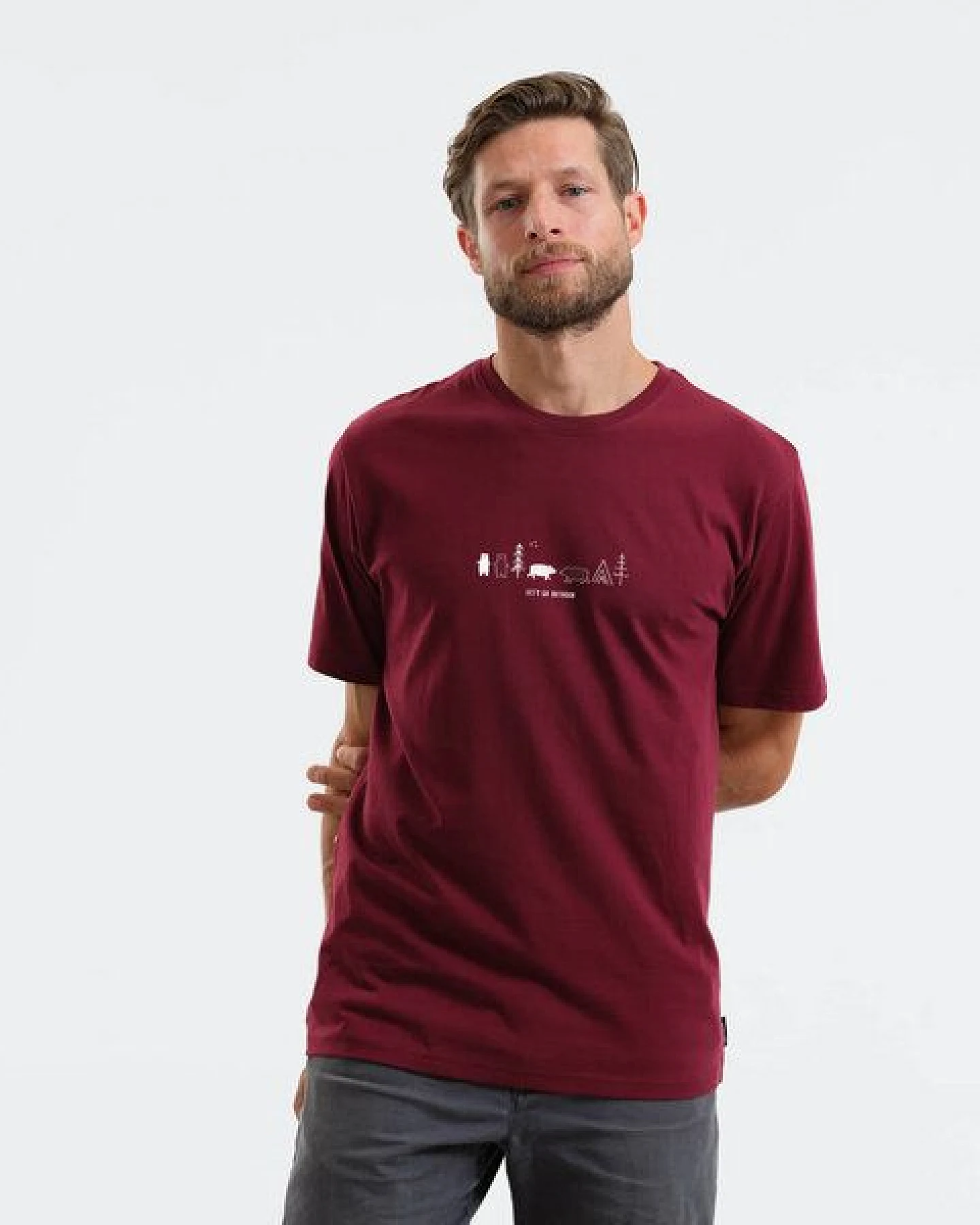 GARY MASH T-Shirt Let's go outdoor aus Bio-Baumwolle – Ansicht 4