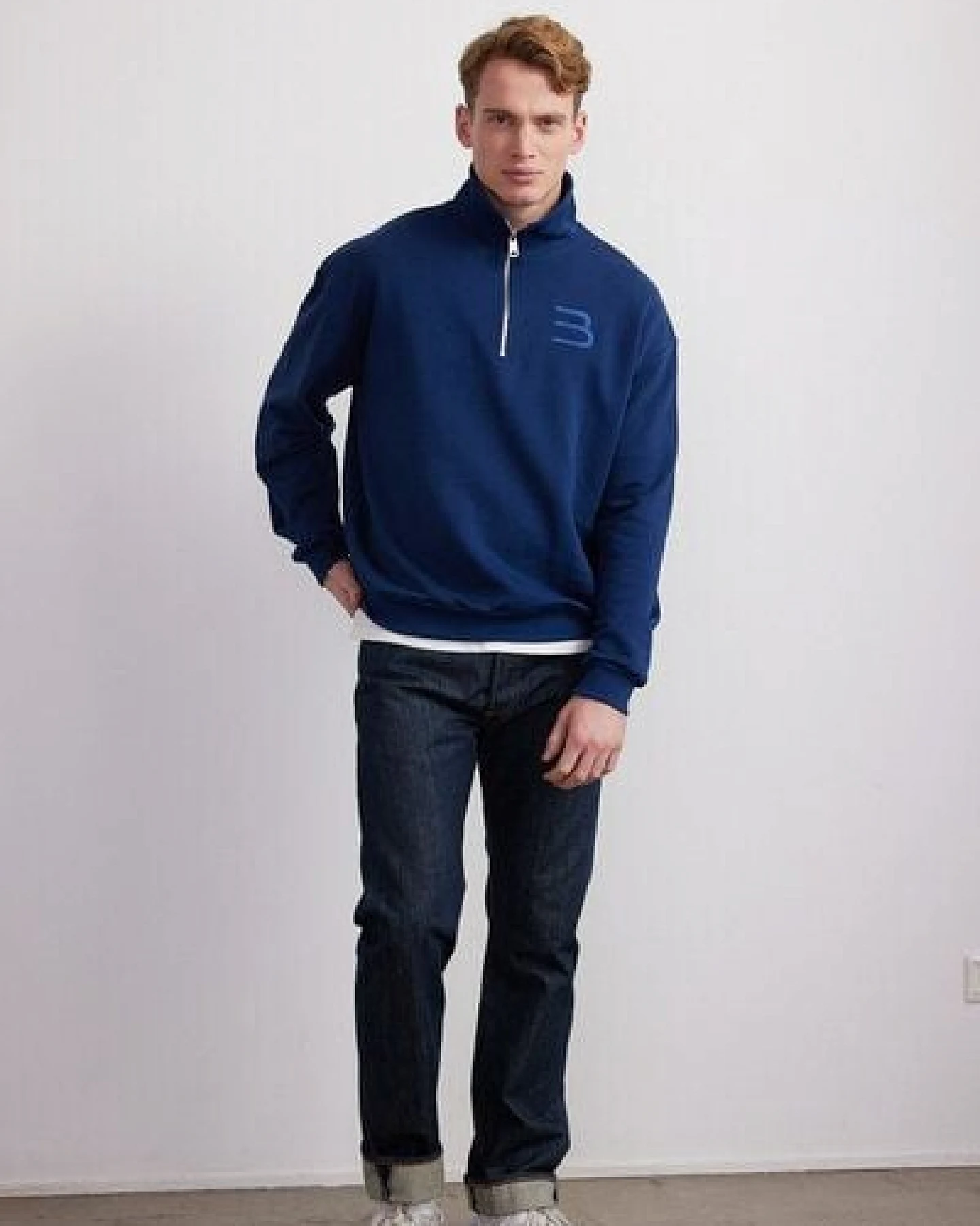 BEARTH Half Zip Men Bio-Baumwolle – Ansicht 3