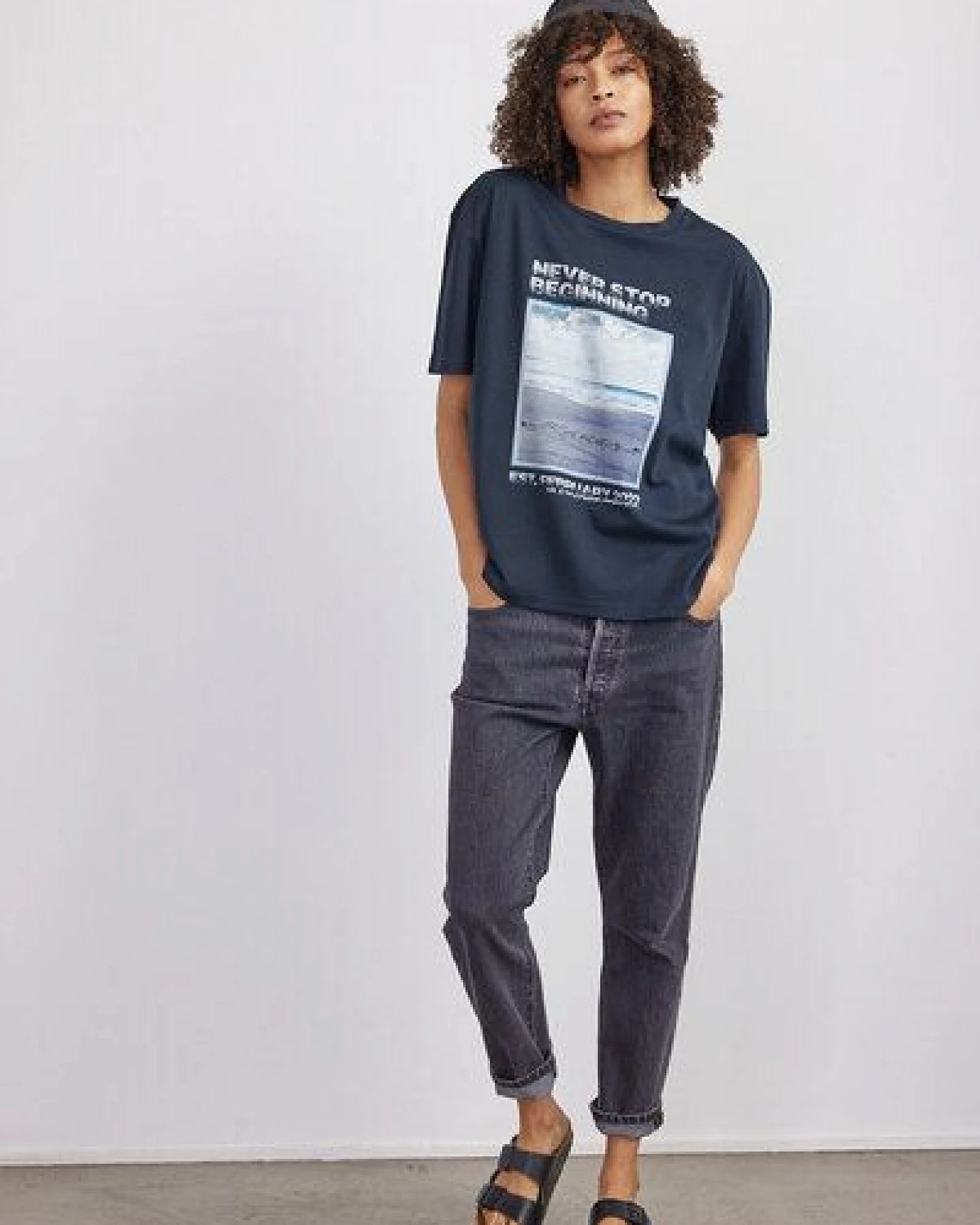 T-Shirt Unisex BEARTH Print Bio-Baumwolle – Ansicht 2