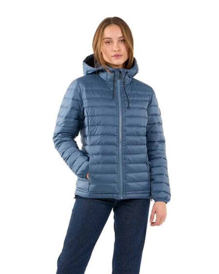 KnowledgeCotton Apparel Damen Thermo-Jacke recyceltes Post-Consumer-Polyester
