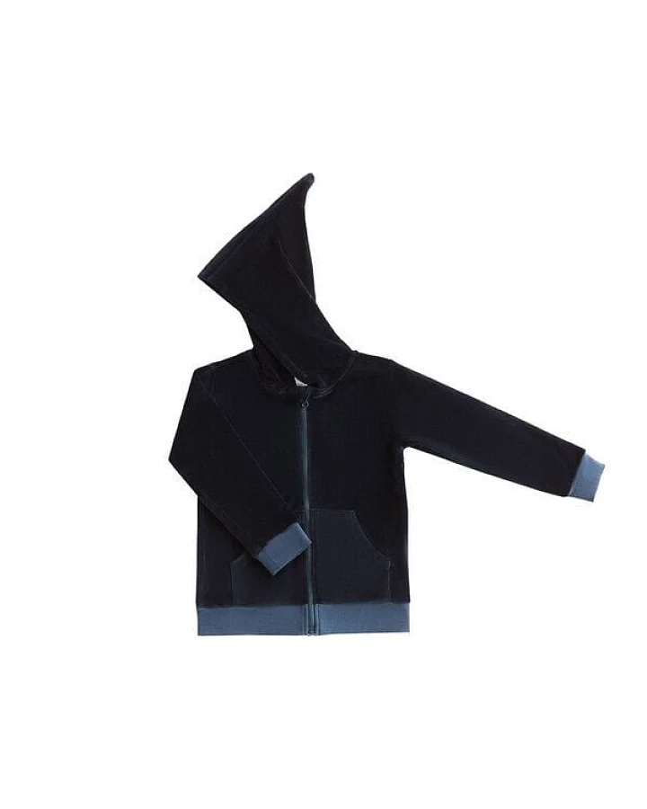 Leela Cotton Baby und Kinder Nicky-Kapuzenjacke reine Bio-Baumwolle