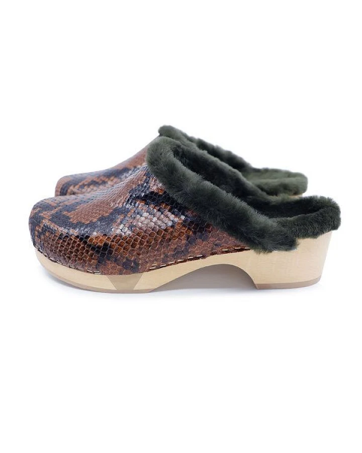 PAOLA - flexible Sohle - Premium Holz Clogs von me&myClogs - low heel