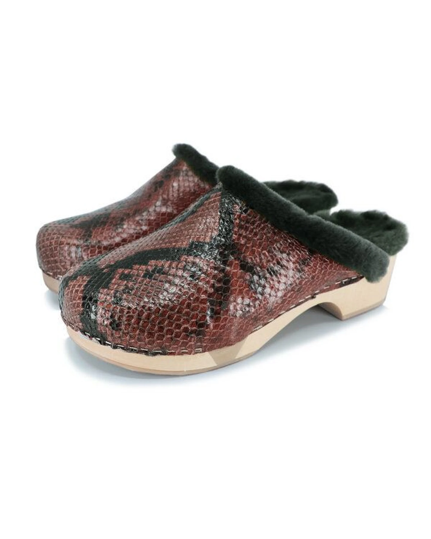 PAOLA - flexible Sohle - Premium Holz Clogs von me&myClogs - low heel – Ansicht 3