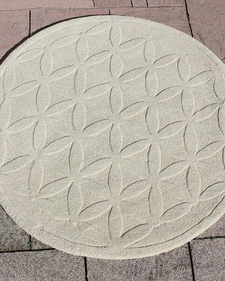 Living Design Teppich Blume des Lebens