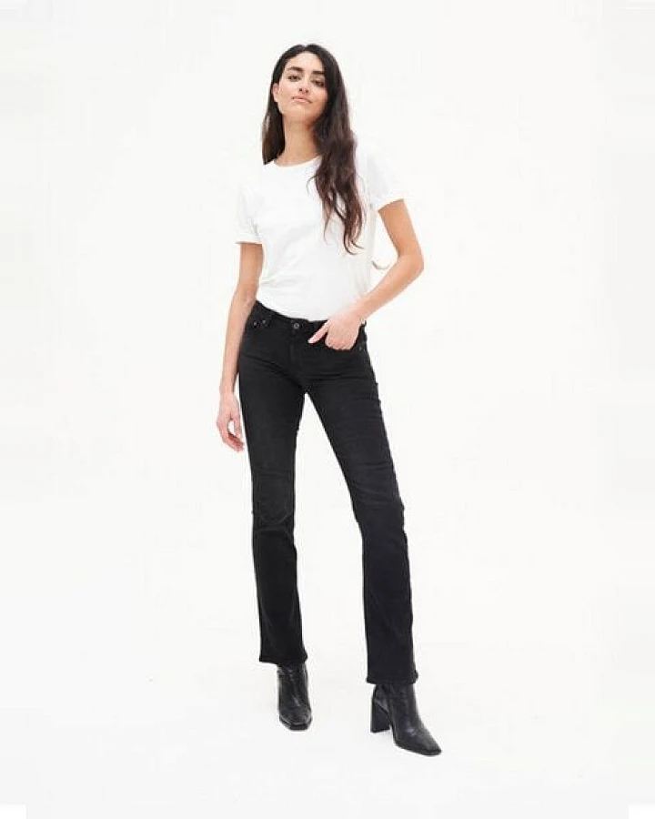 Kuyichi Damen Bootcut Jeans Amy Bio-Baumwolle/recycelte Baumwolle