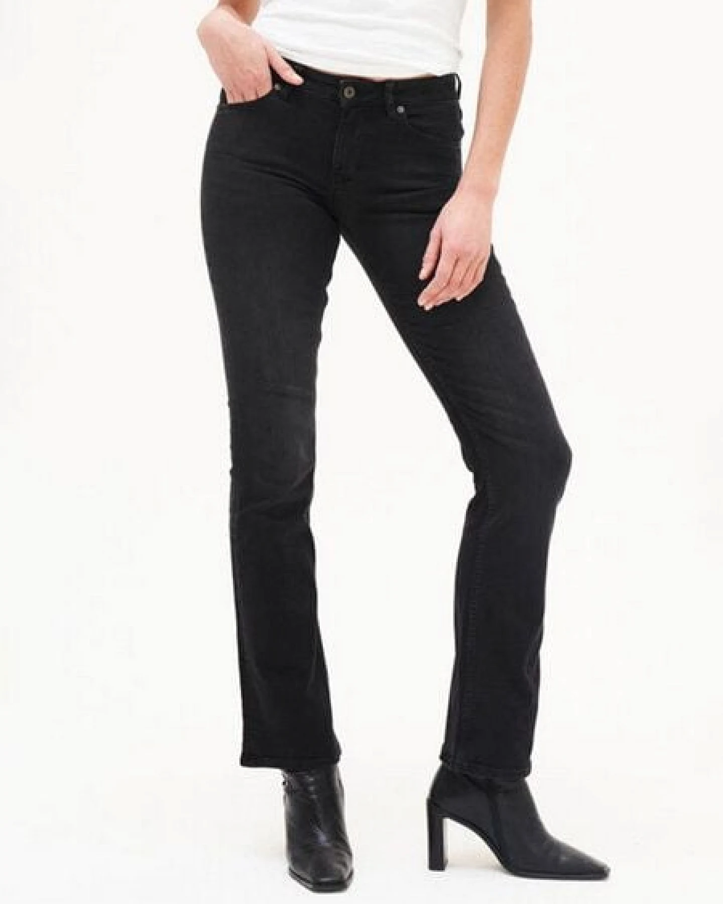 Kuyichi Damen Bootcut Jeans Amy Bio-Baumwolle/recycelte Baumwolle – Ansicht 3