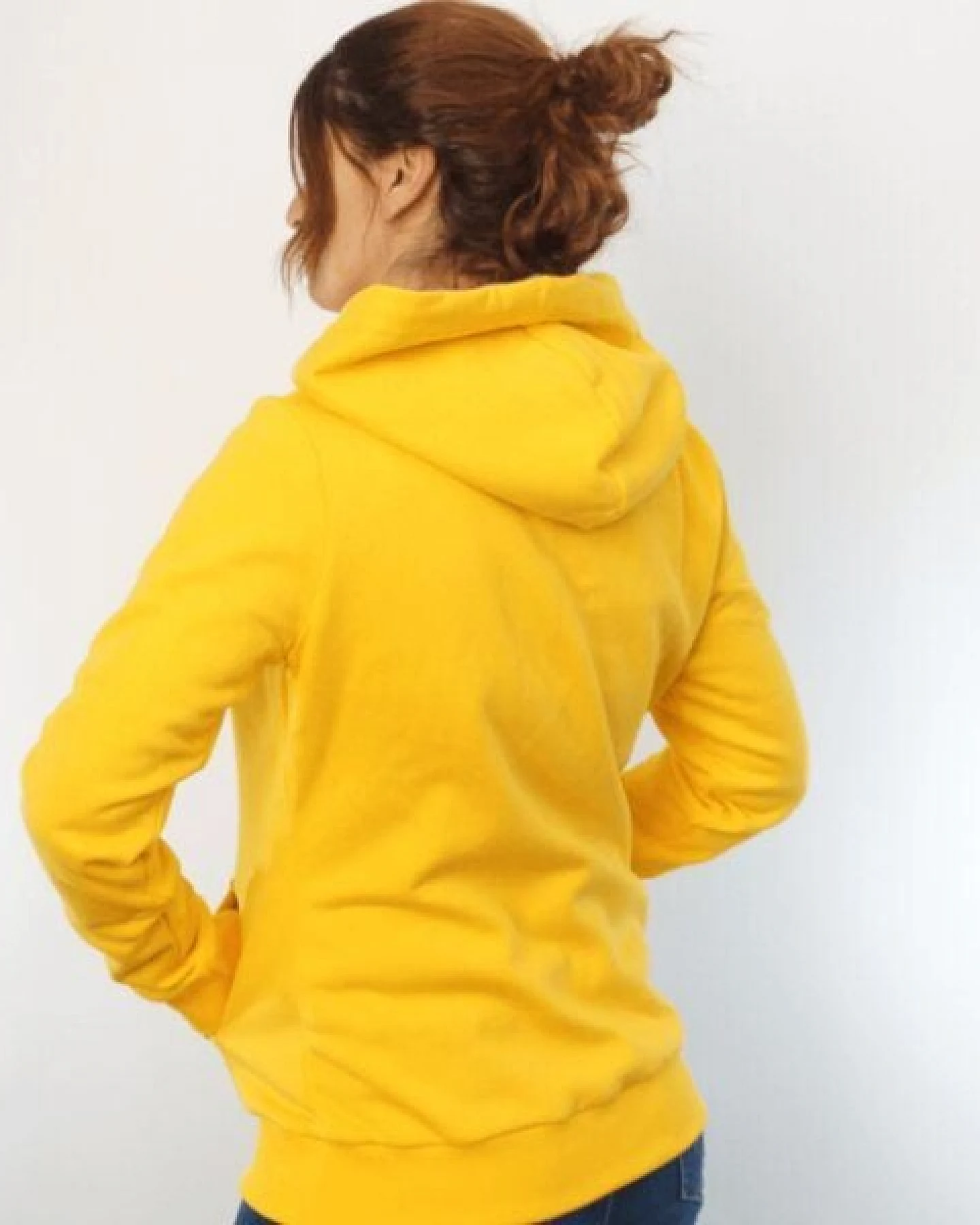 WASNI Frauen-Kapuzenjacke, made in Esslingen aus 100% Biobaumwolle – Ansicht 4