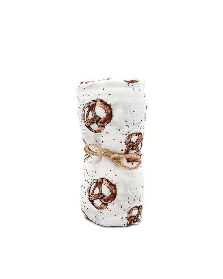 Hutch&Putch Mulltuch Bio-Baumwolle • Brezel