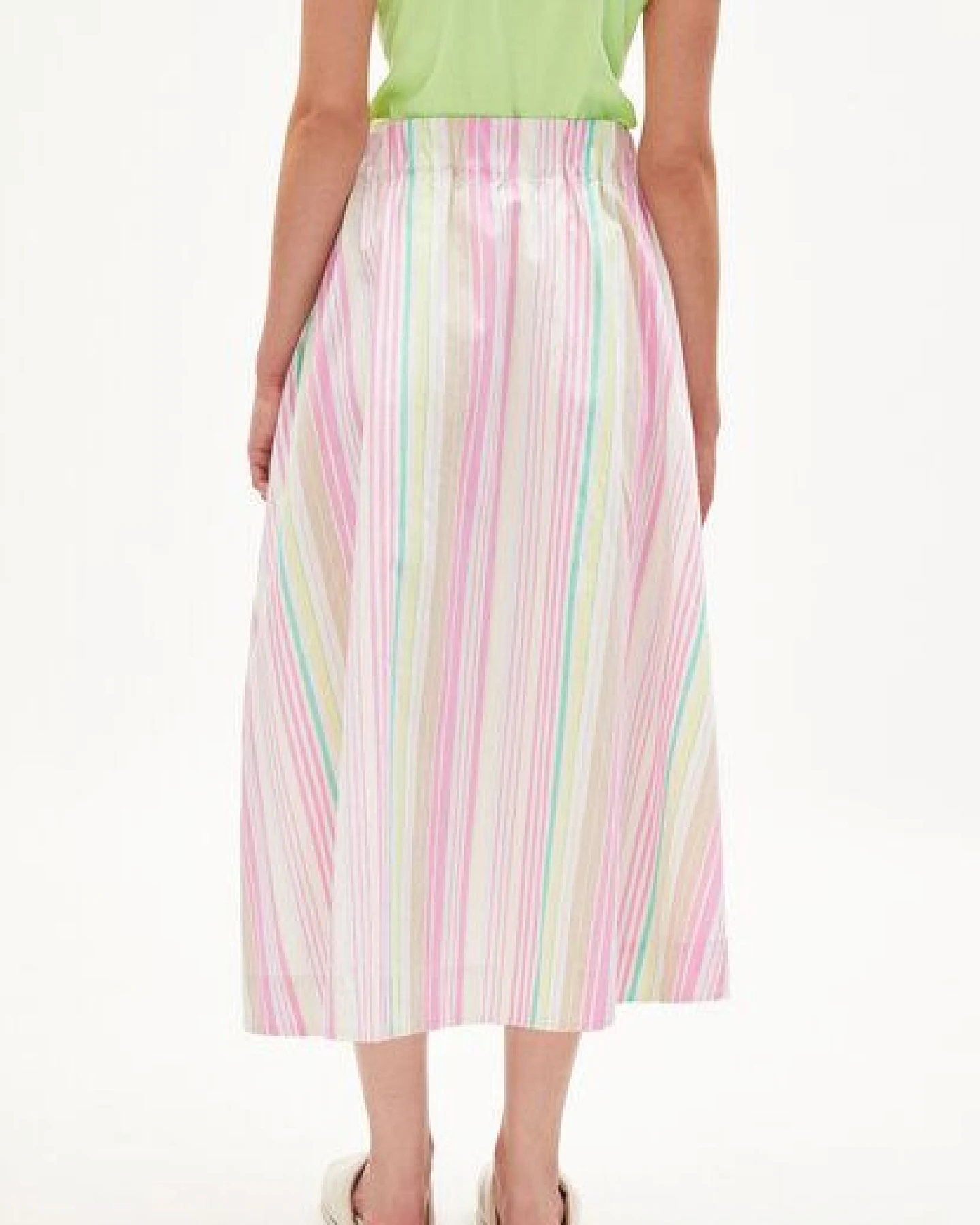 ARMEDANGELS PARLOMAA STRIPES - Damen Webrock Regular Fit aus Bio-Baumwolle – Ansicht 2