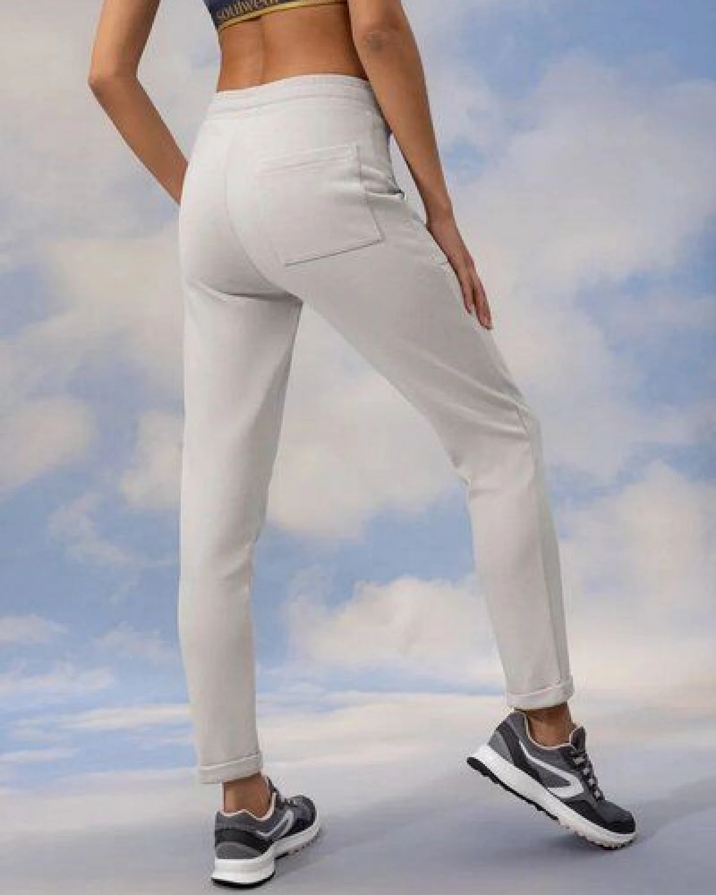 Soulwear Damen Sweat Pants Cozy knöchellang – Ansicht 2