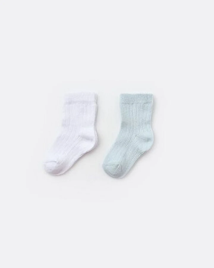 Biorganic Basic Socken gemustert 2er Pack