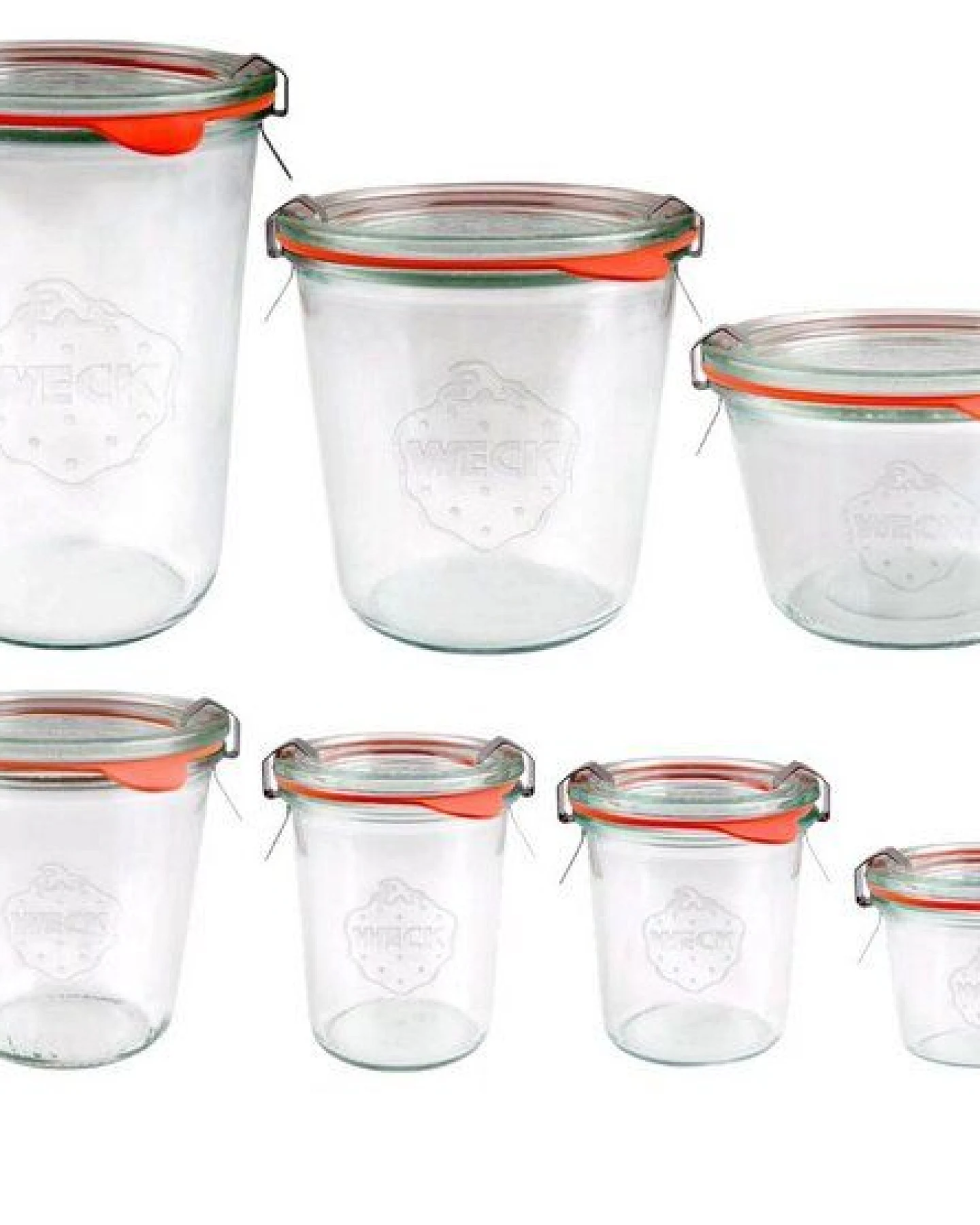 mikken WECK Sturzglas 80 - 850 ml mit Deckel, Gummiring und Klammern – Ansicht 4