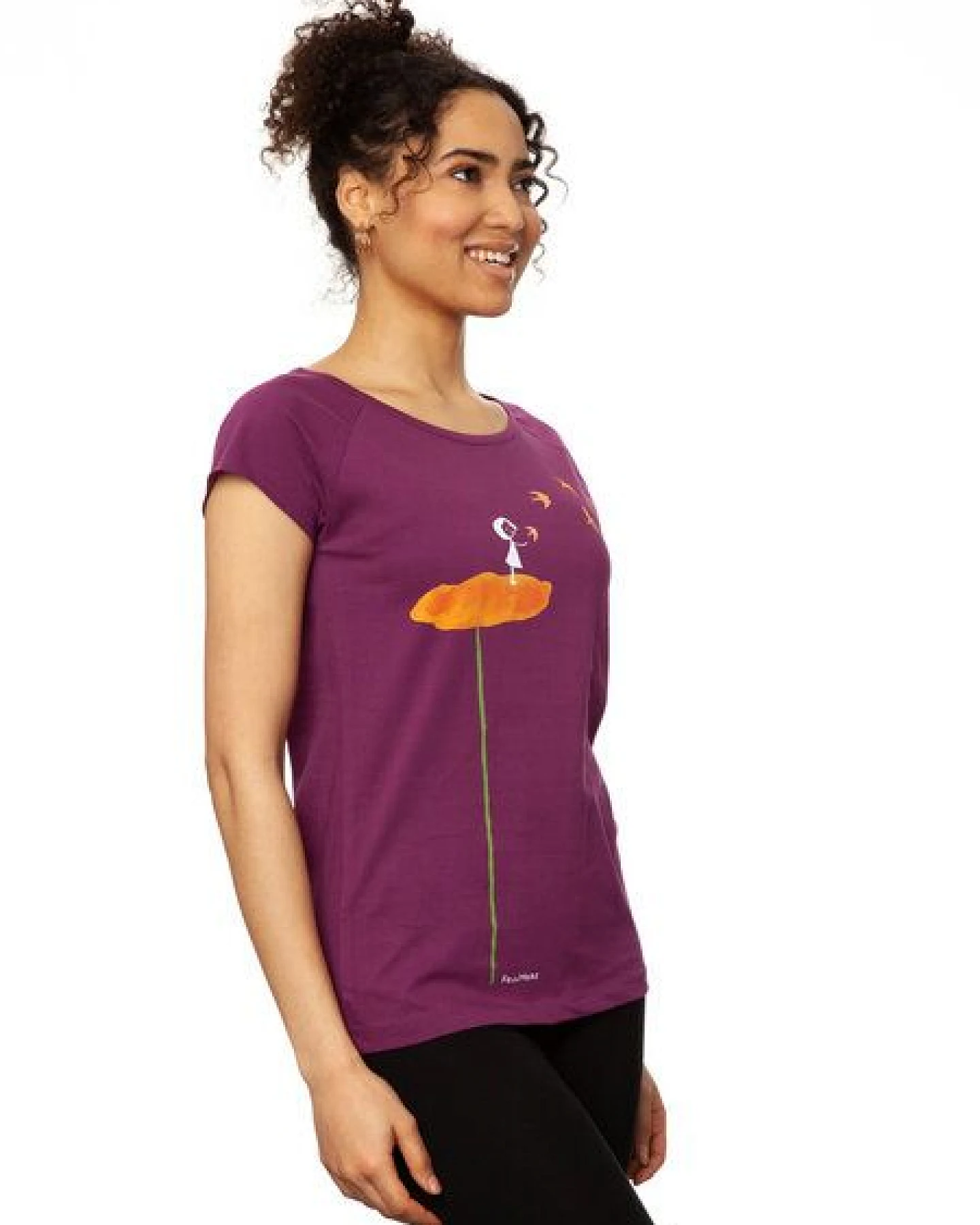 FellHerz Damen T-Shirt Schwalbenzug – Ansicht 3