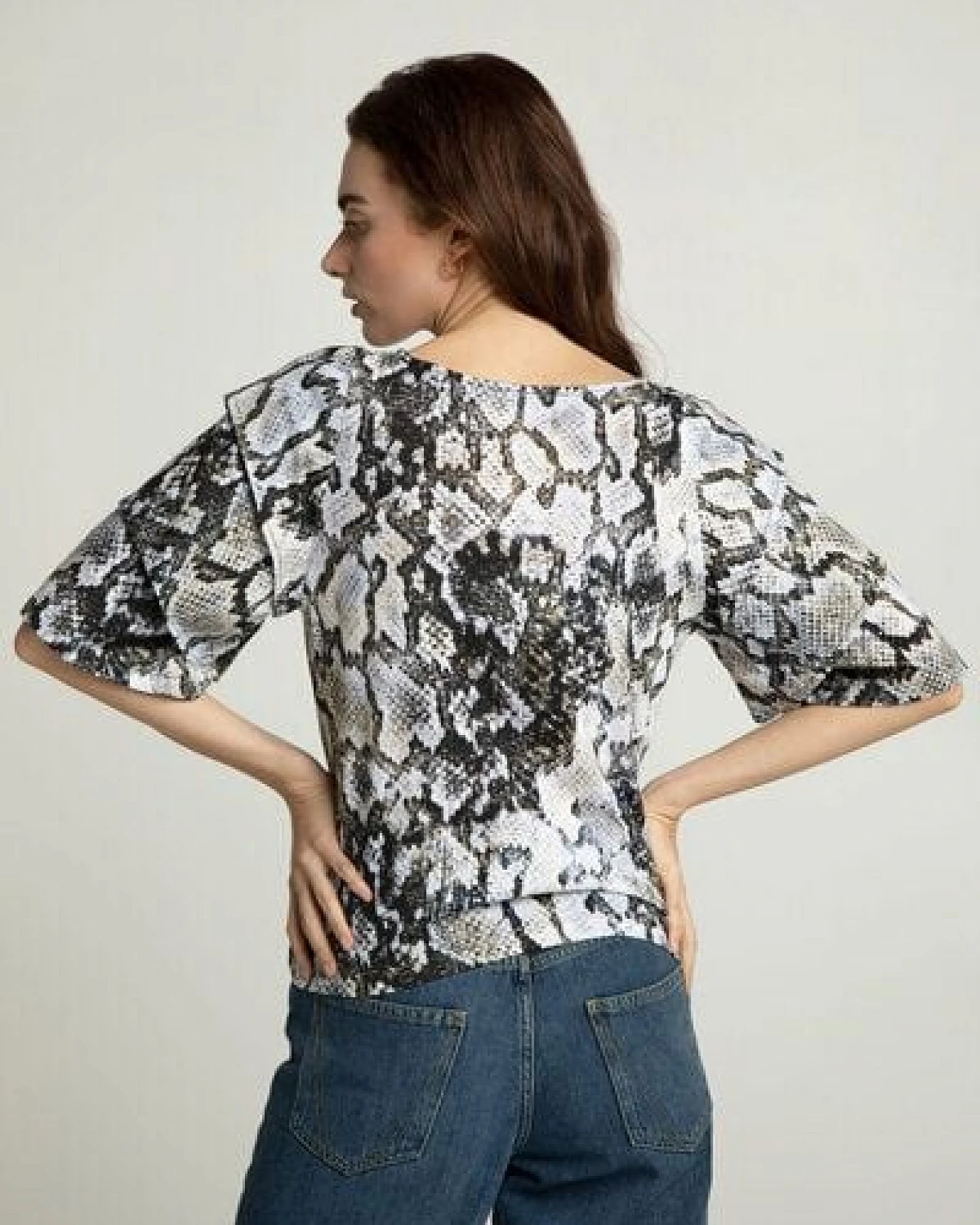 Lovjoi Print-Shirt LILLIT aus 100% Biobaumwolle – Ansicht 3