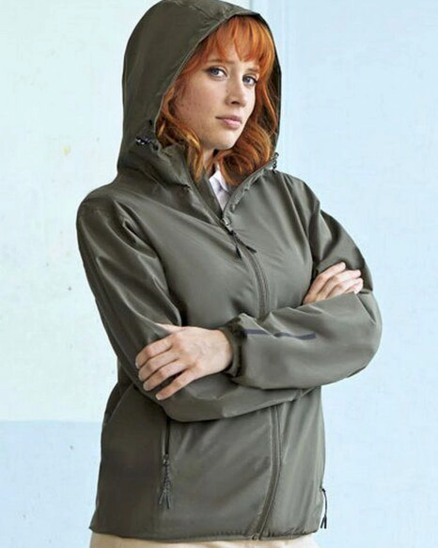 NEOBLU Unisex Wasserdichte Windjacke Atmungsaktiv Kapuzenjacke Übergangsjacke Wandern Trekking – Ansicht 2