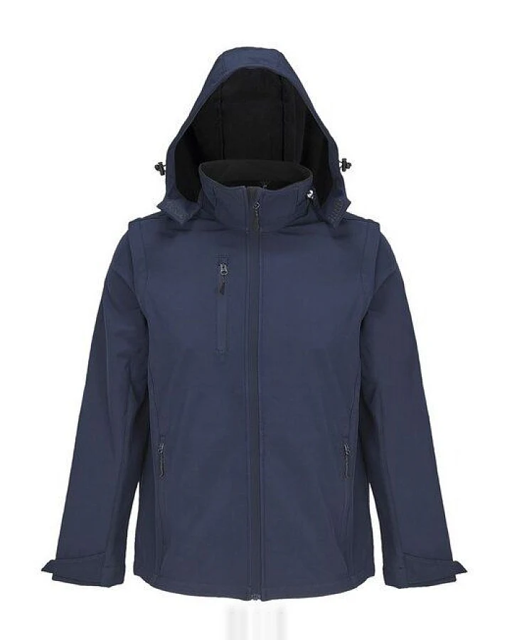 Sol's Softshell - Systemjacke Wanderjacke Trekkingjacke Winterjacke 3 in 1 Wasserabweisend und Atmungsaktiv Ärmel und Kapuze abnehmbar