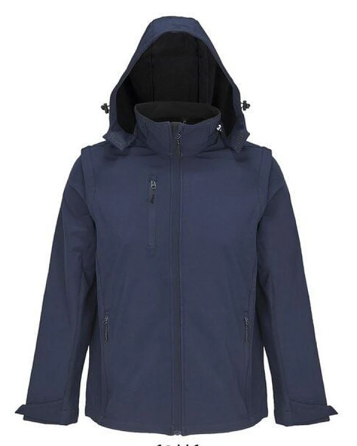 Sol's Softshell - Systemjacke Wanderjacke Trekkingjacke Winterjacke 3 in 1 Wasserabweisend und Atmungsaktiv Ärmel und Kapuze abnehmbar
