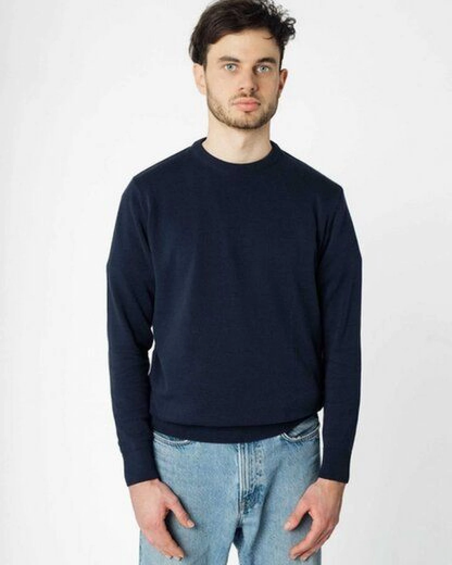 MELA Feinstrick Pullover Style HIMAL aus 100% Bio-Baumwolle – Ansicht 2