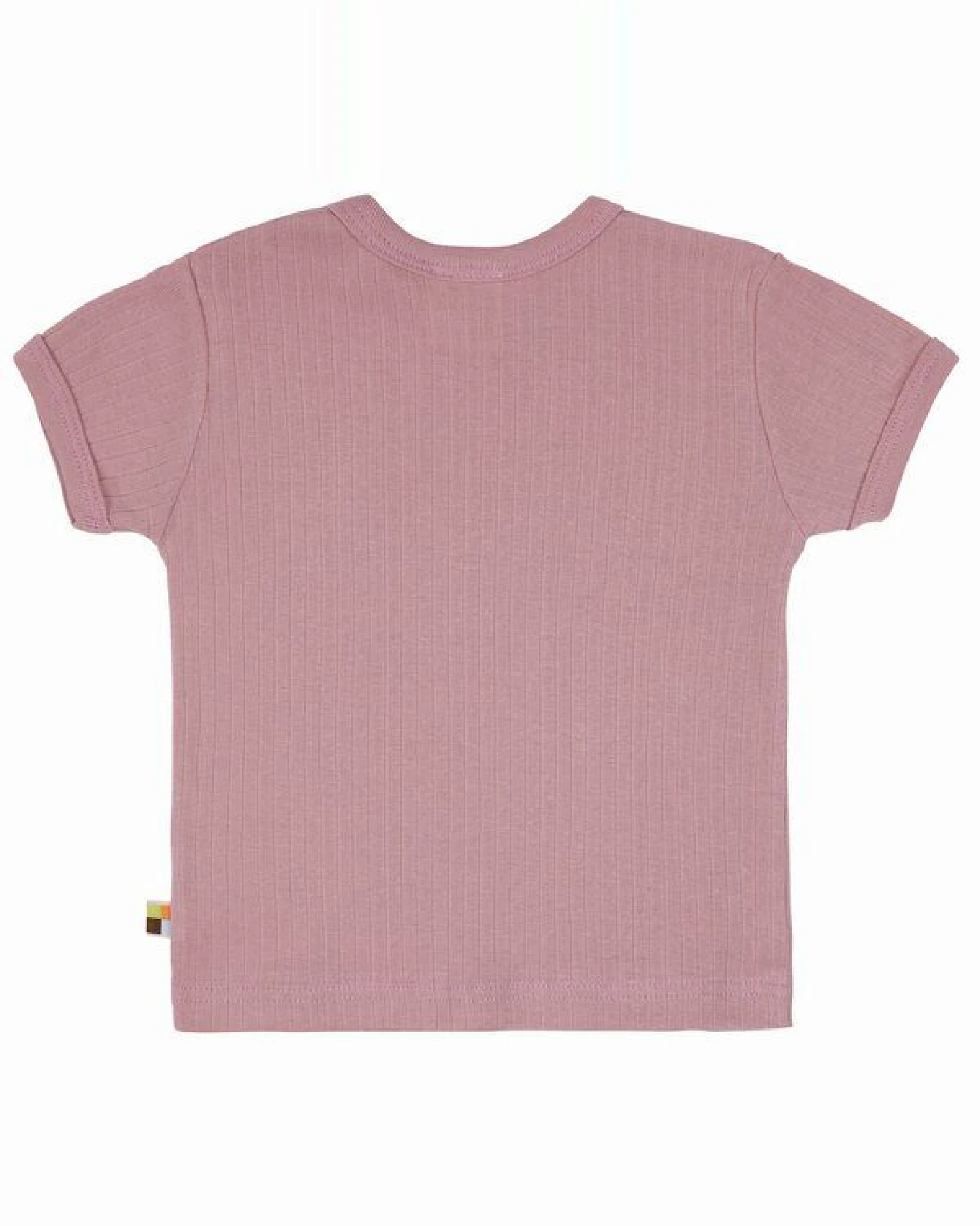 loud + proud Babys & Kinder T-Shirt Derby Rib mit Druck, GOTS-zertifiziert – Ansicht 2