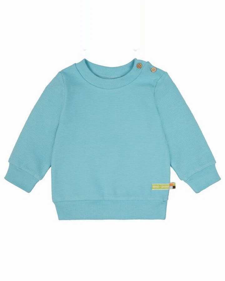 loud + proud Babys & Kinder Sweat Rippenstruktur, GOTS-zertifiziert
