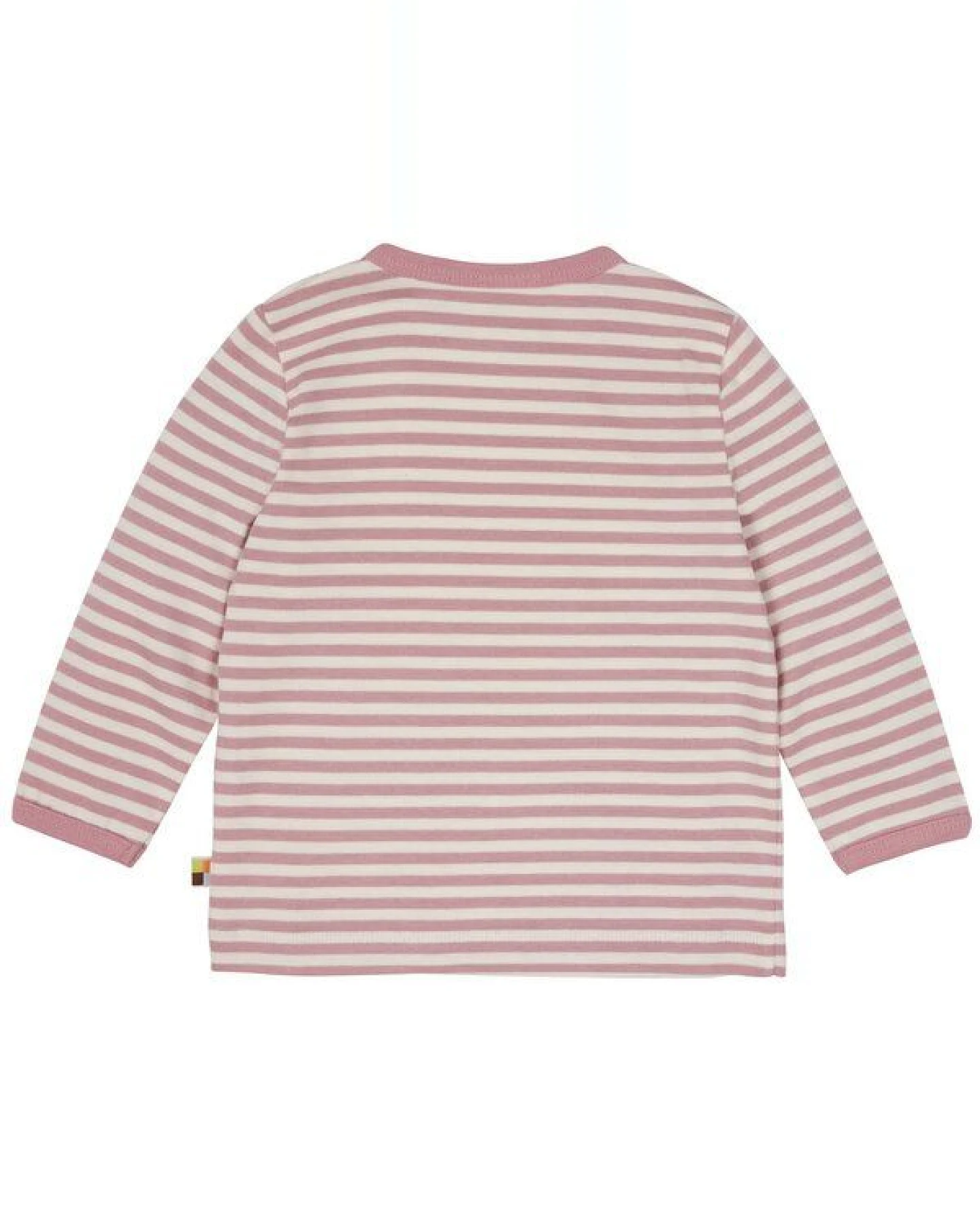 loud + proud Babys & Kinder Shirt Streifen, GOTS-zertifiziert – Ansicht 2