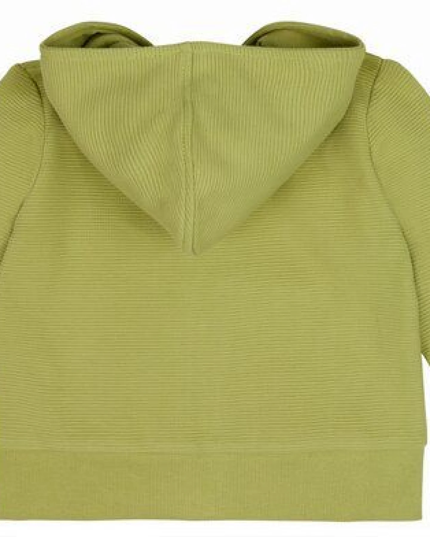 loud + proud Babys & Kinder Kapuzenjacke Rippenstruktur, GOTS-zertifiziert – Ansicht 2