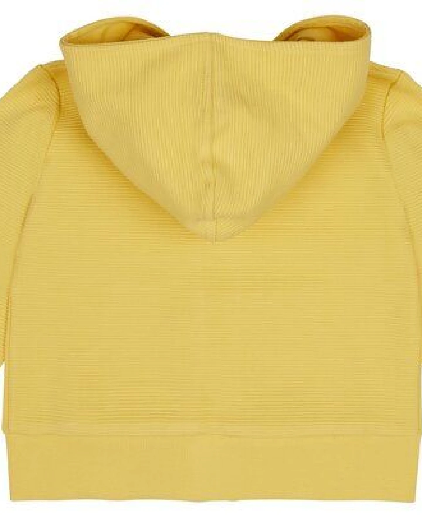 loud + proud Babys & Kinder Kapuzenjacke Rippenstruktur, GOTS-zertifiziert – Ansicht 2