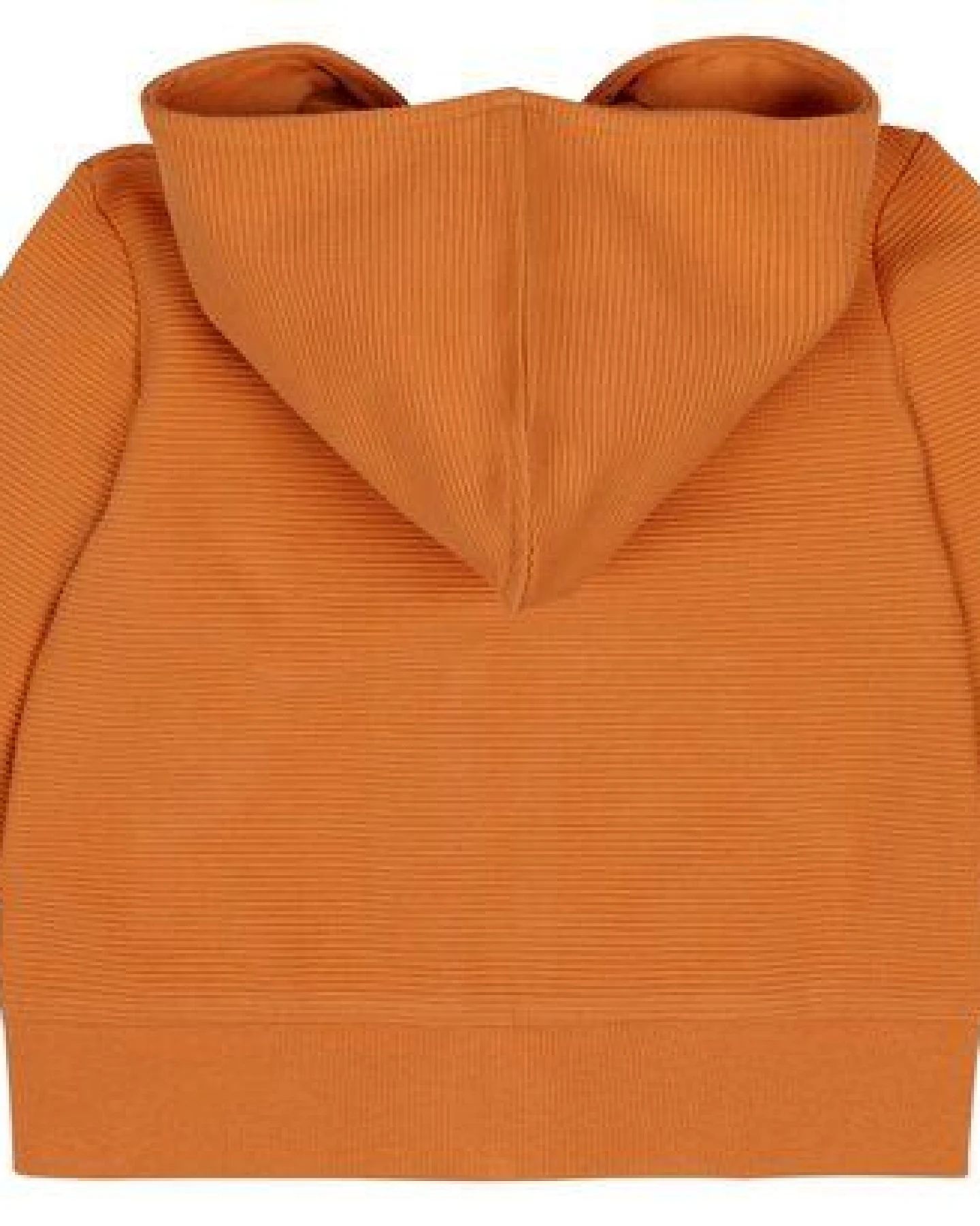 loud + proud Babys & Kinder Kapuzenjacke Rippenstruktur, GOTS-zertifiziert – Ansicht 2