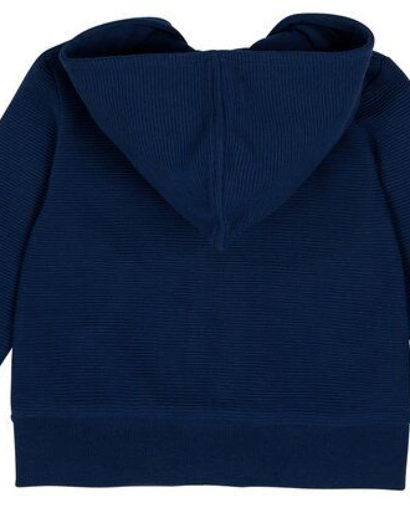 loud + proud Babys & Kinder Kapuzenjacke Rippenstruktur, GOTS-zertifiziert – Ansicht 2