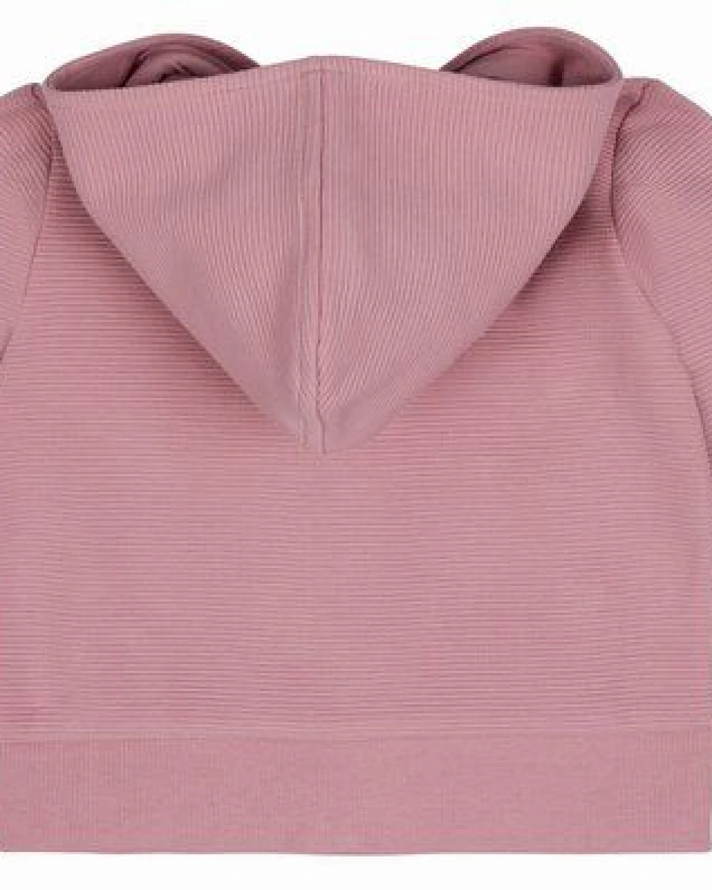 loud + proud Babys & Kinder Kapuzenjacke Rippenstruktur, GOTS-zertifiziert – Ansicht 2