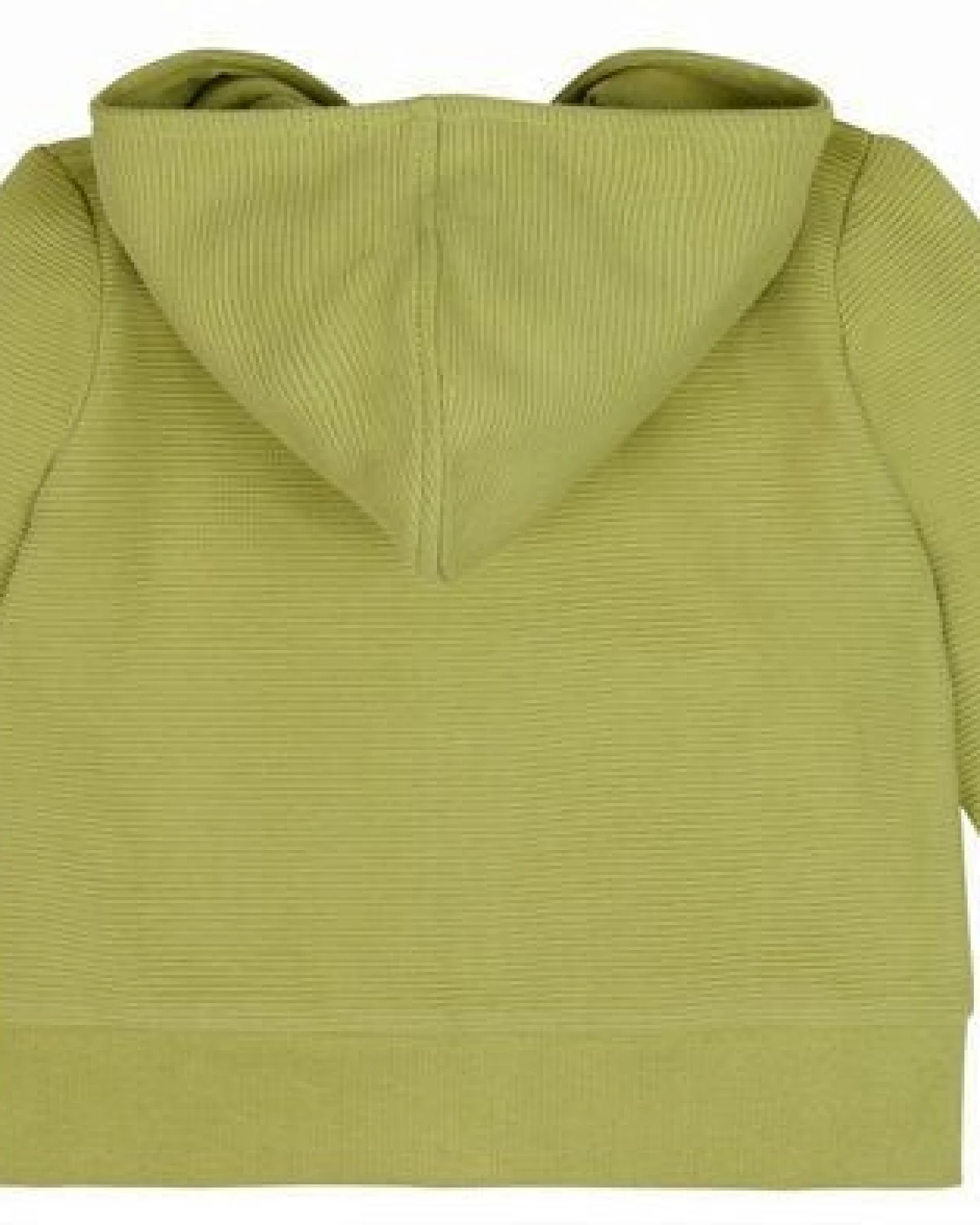 loud + proud Babys & Kinder Kapuzenjacke Rippenstruktur, GOTS-zertifiziert – Ansicht 2