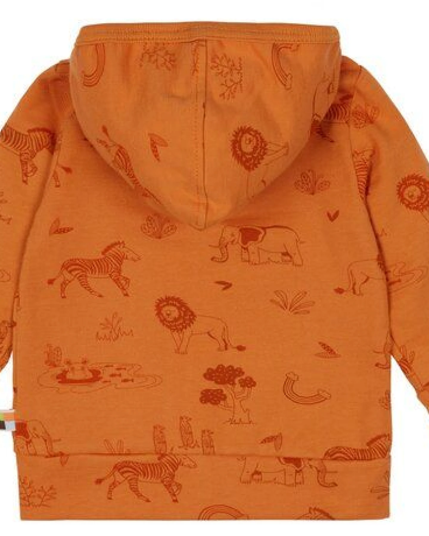 loud + proud Babys & Kinder Kapuzenjacke mit Druck, GOTS-zertifiziert – Ansicht 2