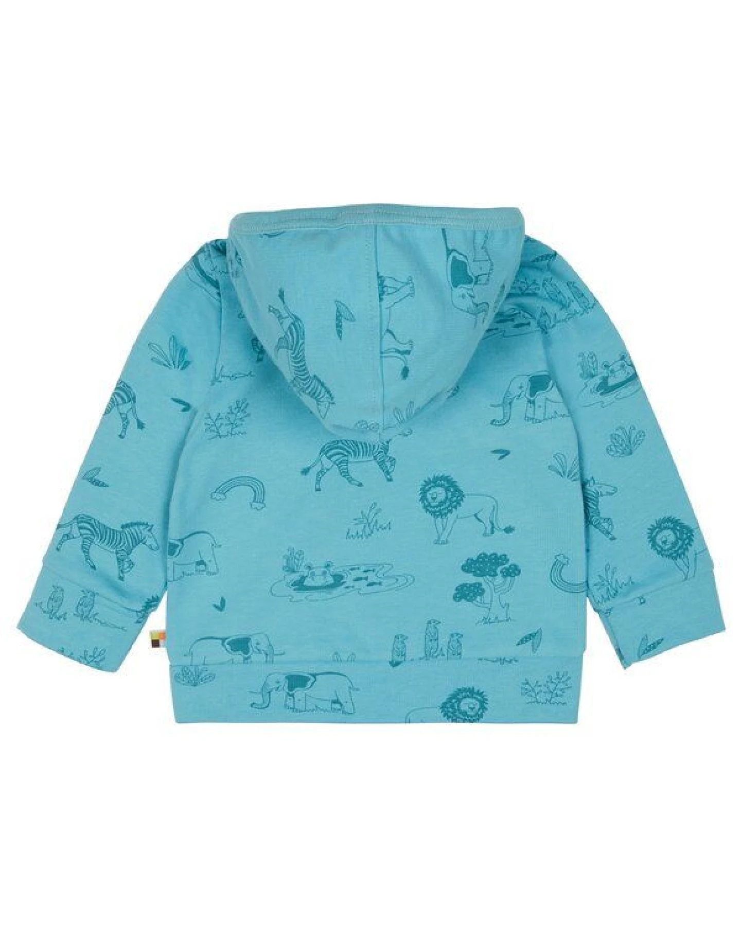 loud + proud Babys & Kinder Kapuzenjacke mit Druck, GOTS-zertifiziert – Ansicht 2