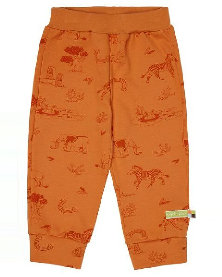 loud + proud Babys & Kinder Hose mit Druck, GOTS-zertifiziert
