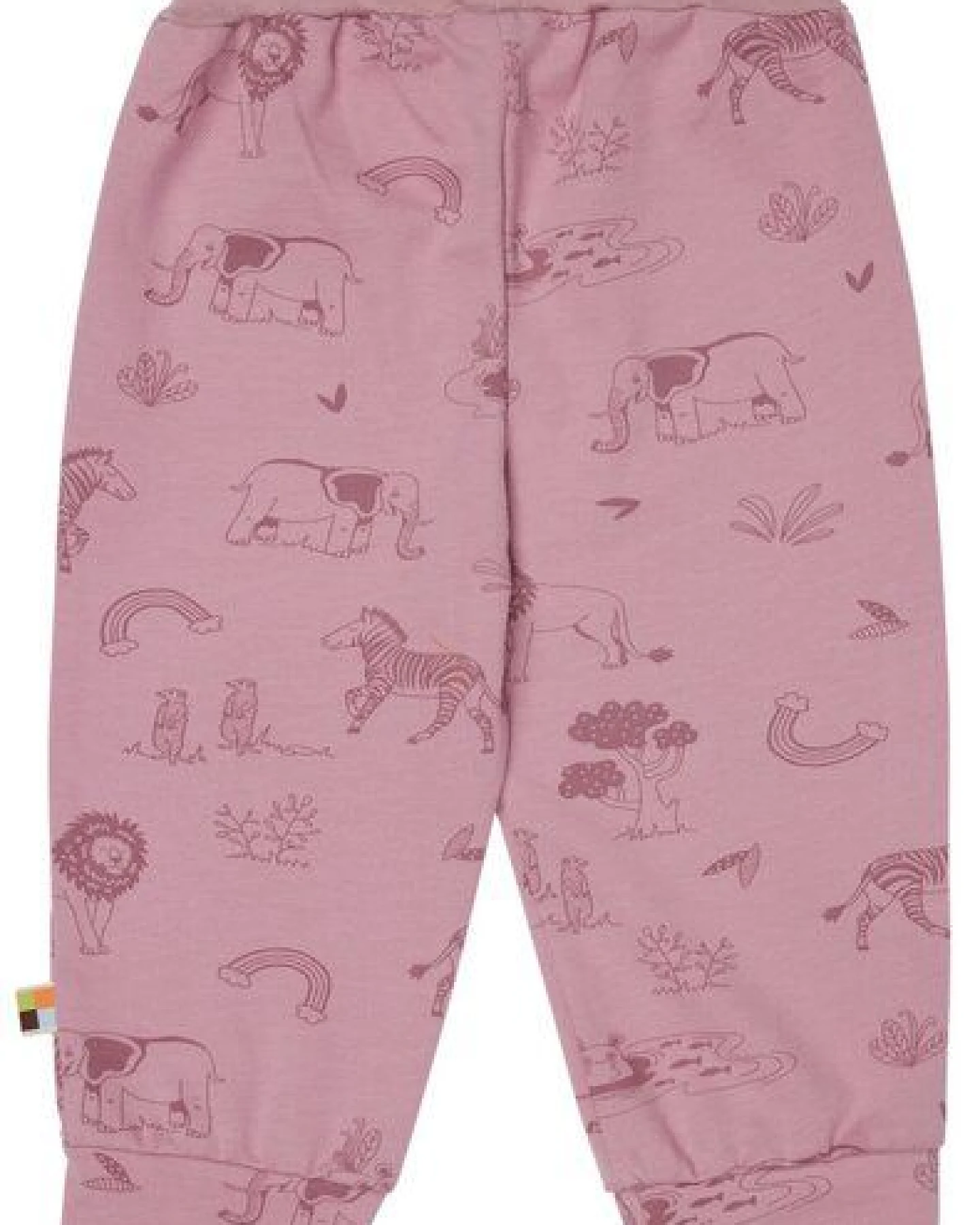 loud + proud Babys & Kinder Hose mit Druck, GOTS-zertifiziert – Ansicht 2