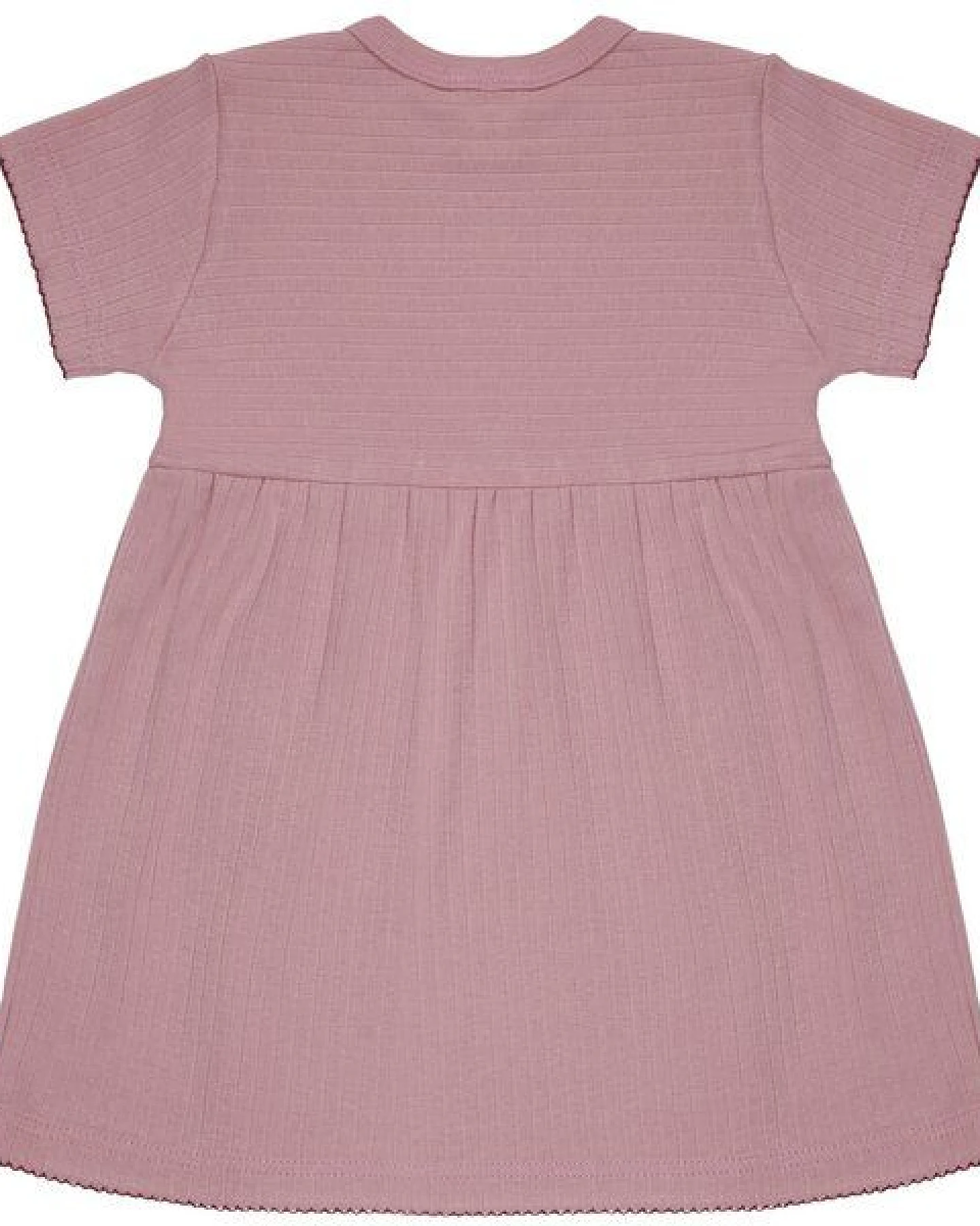 loud + proud Babys & Kinder Kleid Derby Rib, GOTS-zertifiziert – Ansicht 2