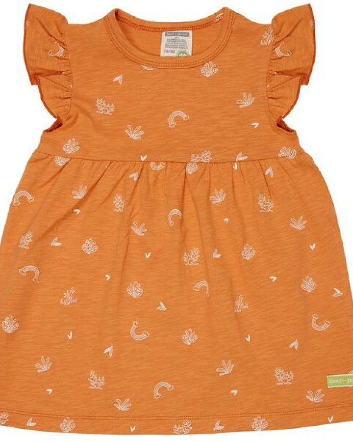 loud + proud Babys & Kinder Kleid Slub Jersey, GOTS-zertifiziert
