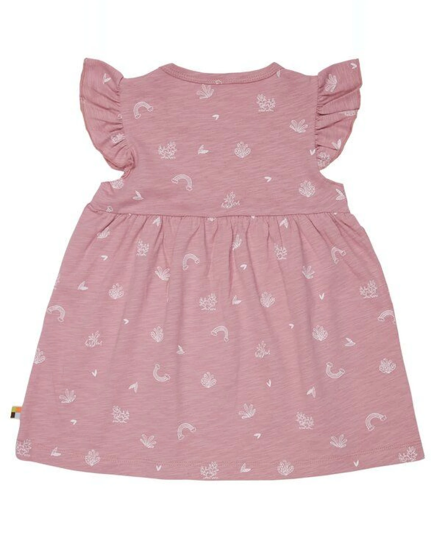 loud + proud Babys & Kinder Kleid Slub Jersey, GOTS-zertifiziert – Ansicht 2