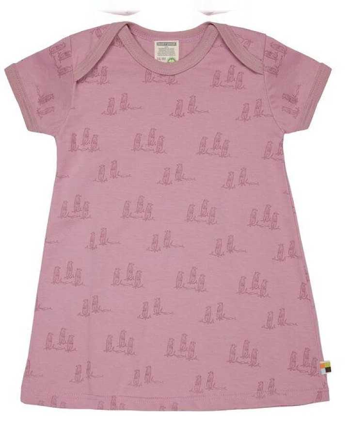 loud + proud Babys & Kinder Kleid Druck, GOTS-zertifiziert