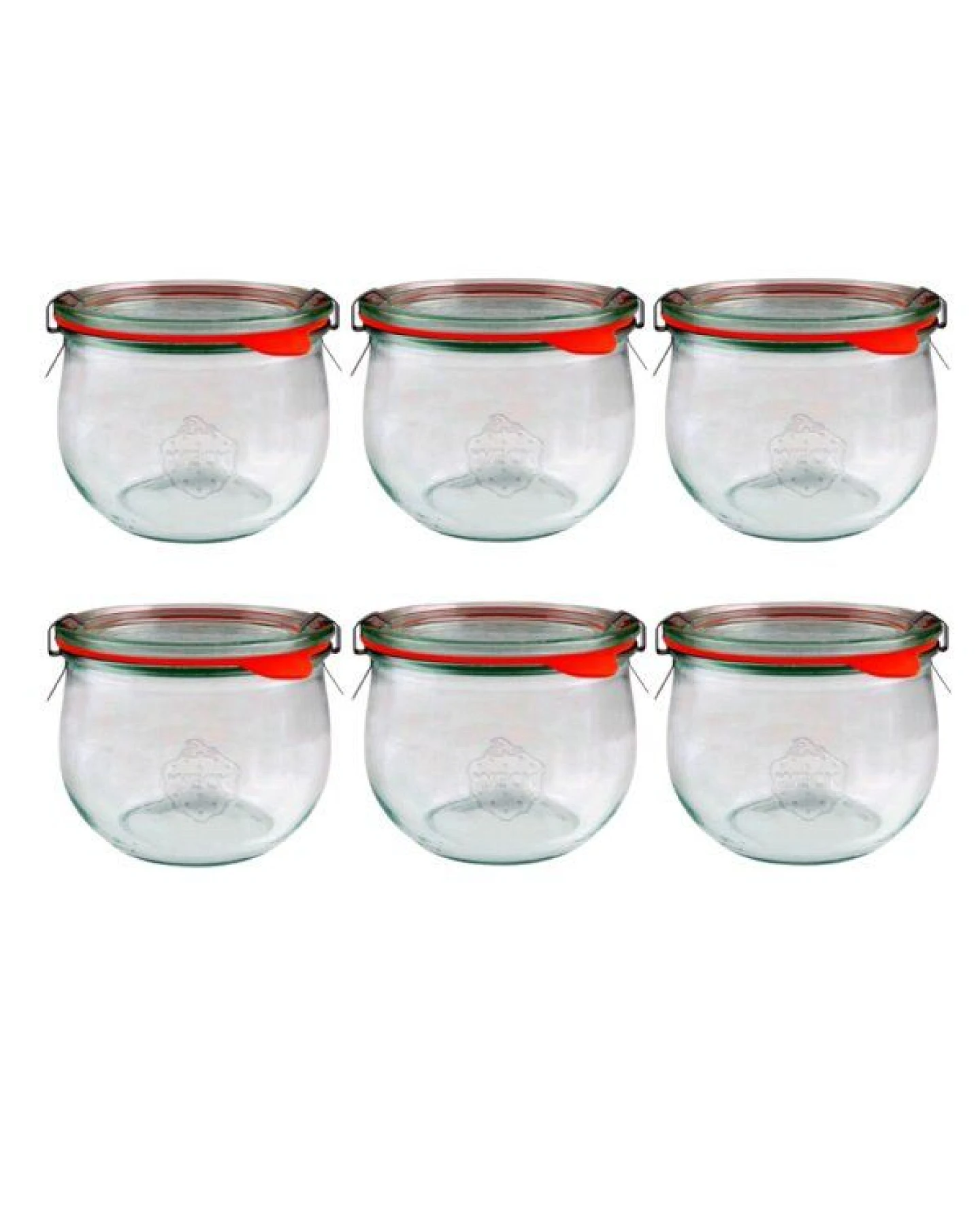 mikken WECK Tulpengläser 6er Set 220 ml - 850 ml - Einmachglas Wecklgas mit 6 Beschriftungsetiketten – Ansicht 3