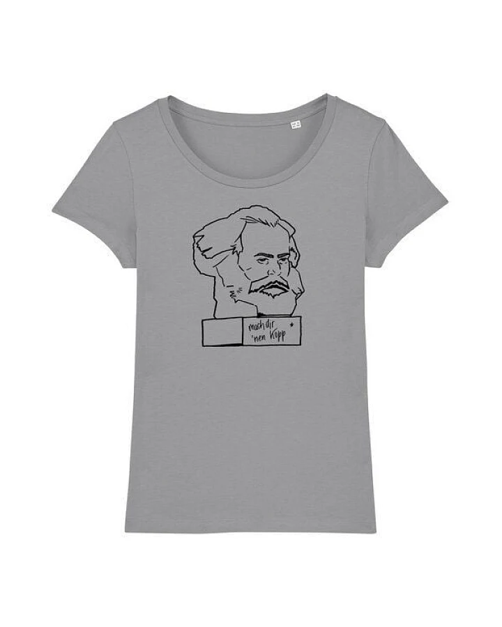 Spangeltangel Damen-Shirt "Karl Marx", Kulturhauptstadt, Chemnitz, Wahrzeichen