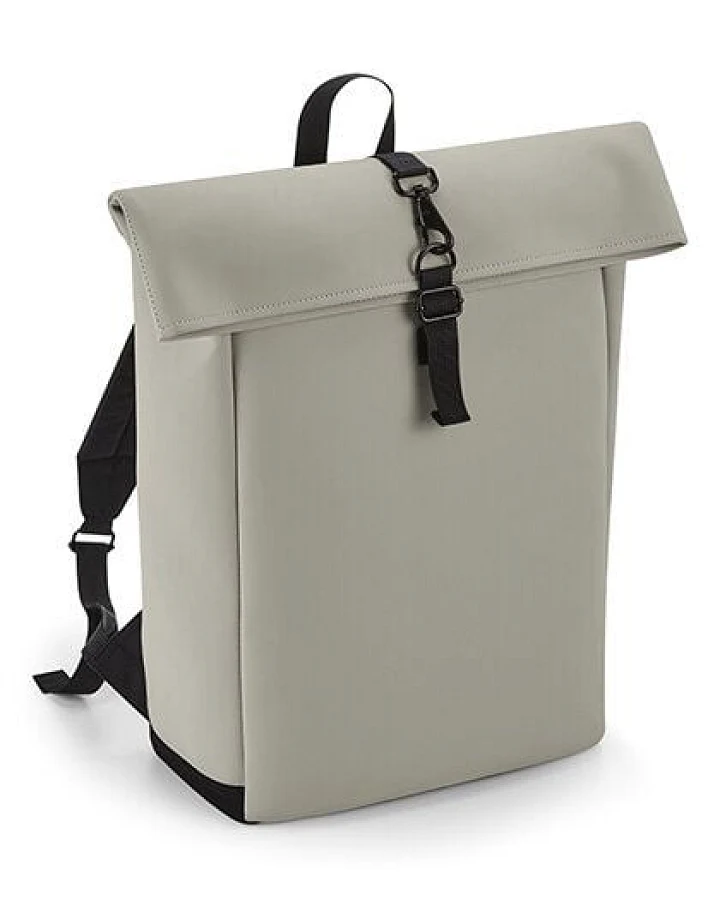 BagBase Matt beschichteter Rolltop Rucksack wasserabweisend Backpack Laptop