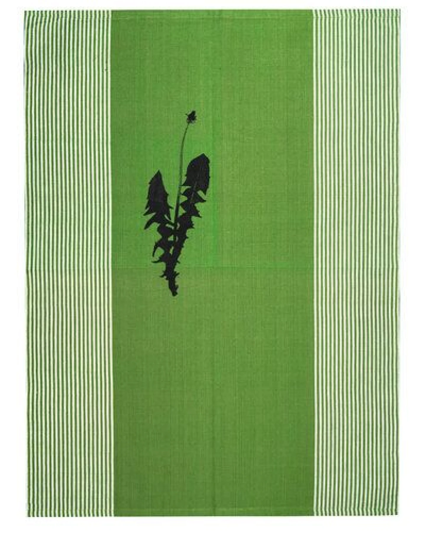 Hirschkind Bio & Fair-Trade-Geschirrtuch "Löwenzahn" leaf green – Ansicht 2