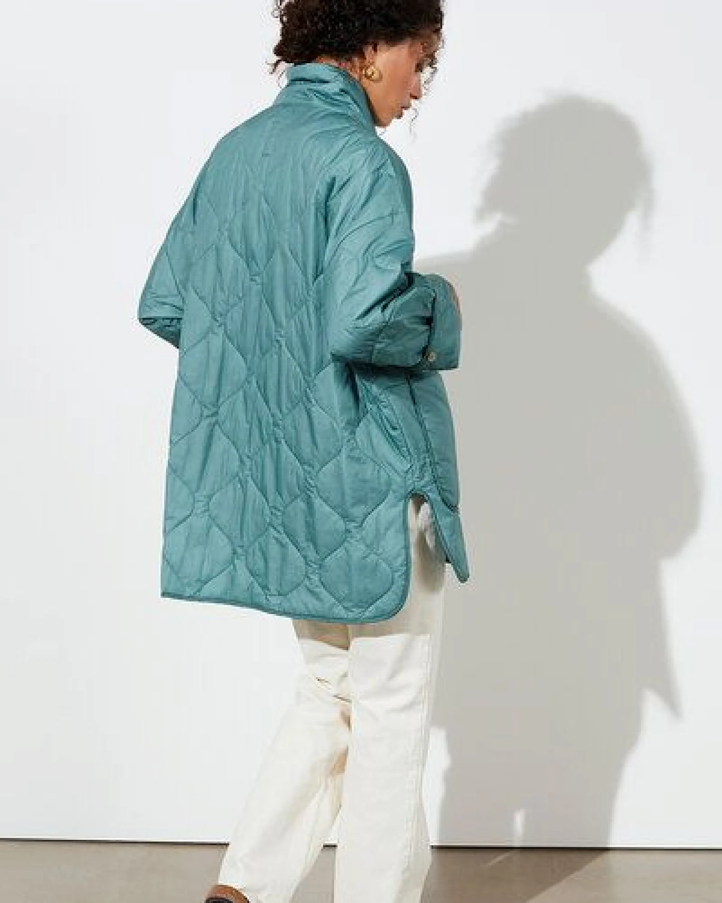 LangerChen Gesteppte Jacke Regenfest - Jacket Pecton - aus recyceltem Polyester – Ansicht 4
