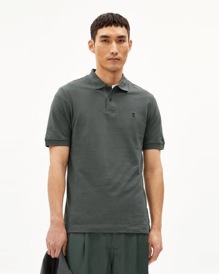 ARMEDANGELS FIBRAAS - Herren Polo T-Shirt Regular Fit aus Bio-Baumwolle