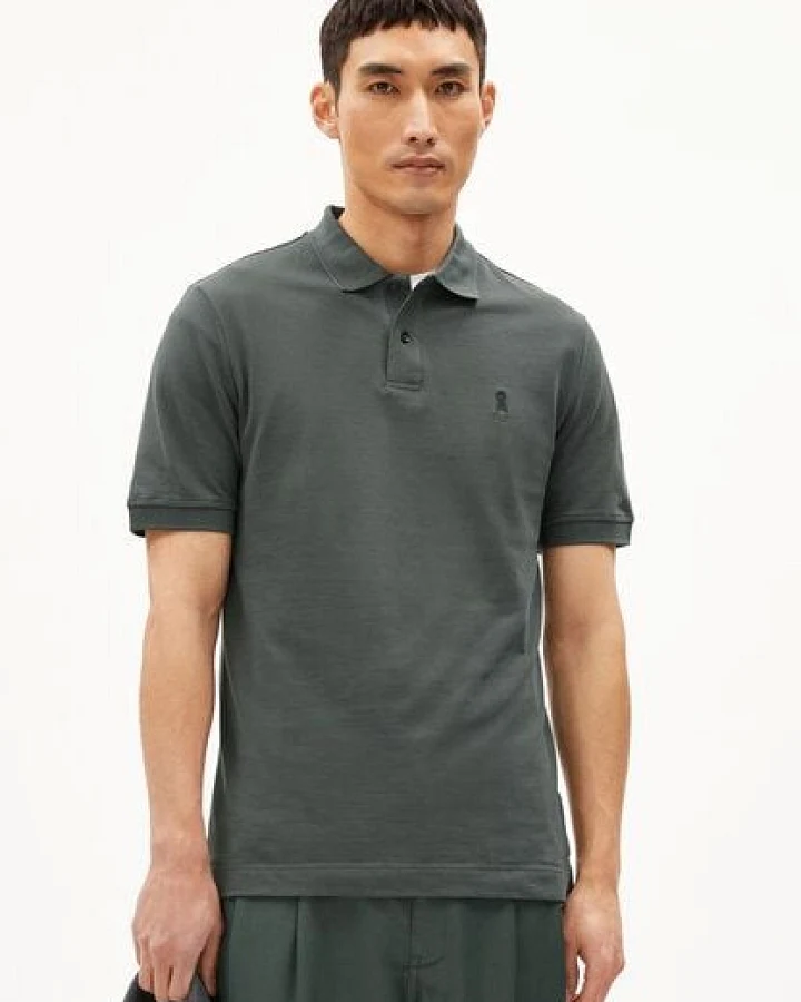 ARMEDANGELS FIBRAAS - Herren Polo T-Shirt Regular Fit aus Bio-Baumwolle