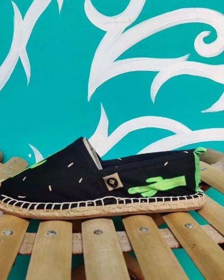 REFISHED fair fashion Espadrilles 'HAPPINESS' (Cactus)
